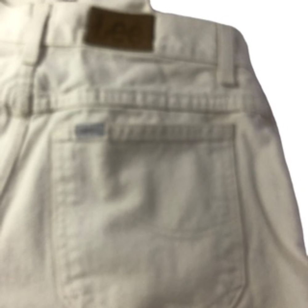 Lee Vanilla Colored Straight Leg Jeans Size Juniors 11 M - Picture 4 of 12